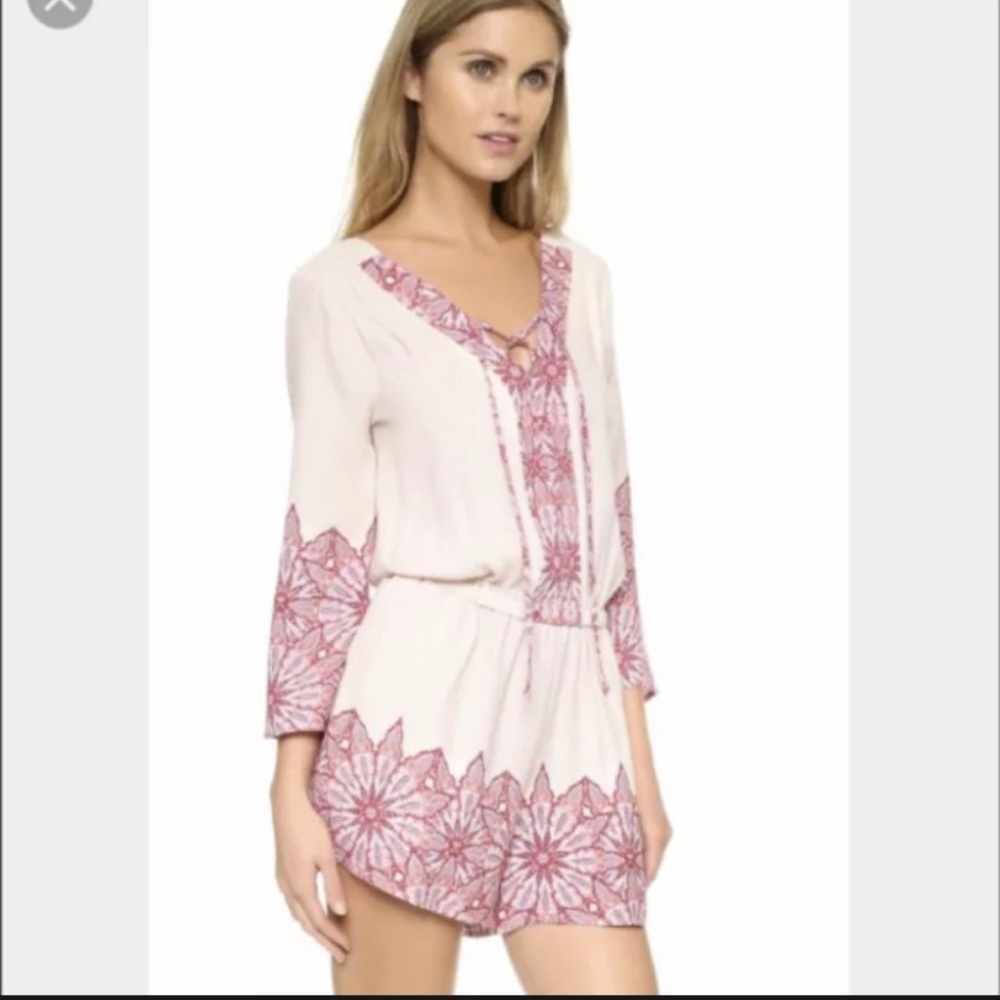 Ella Moss Womens Caprice Romper Ceramic